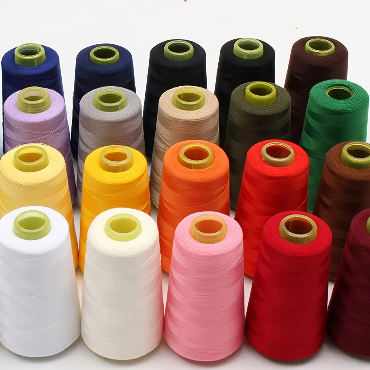 3000 Yard Large Roll Polyester Sewing Thread - Durable Pagoda Design for Home & Hand Sewing, Ideal for Household Projects, Smooth Machine Stitching, Black Color