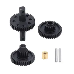 Steel Complete Transmission Gear Set 20.5:1 with 11T Pinion Gear for Redcat Ascent-18 RC Crawler