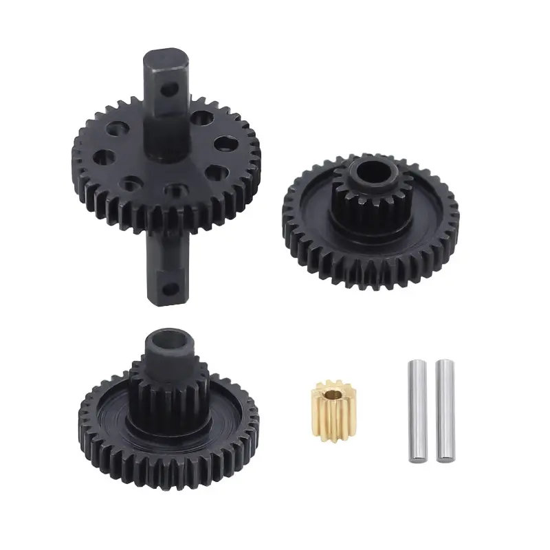 Steel Complete Transmission Gearset 20.5:1 with 11T Pinion Gear for Redcat Ascent-18 RC Crawler
