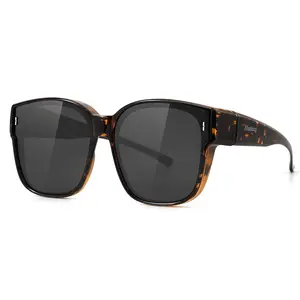 Meeloog Large Polarized Fit Over Glasses Sunglasses For Women Men with TAC Lens, UV400 Protection Coating, , Oversized Trendy Square Shades For Driving Riding MST0110 summerwins