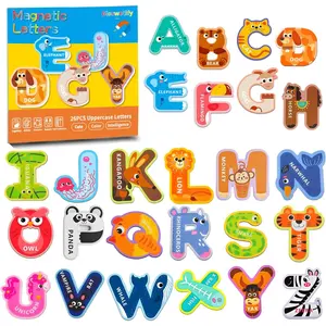 Easter Basket Stuffers for Toddler, Fridge Magnets for Toddlers 1-3, Magnetic Letters, Alphabet Magnets for Fridge, Magnetic Alphabet Letters, ABC Magnets for Toddlers 1-3 Refrigerator