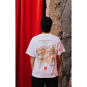 PacSun Men's Frank Lloyd Wright Earth Art T-Shirt - Multicolor
