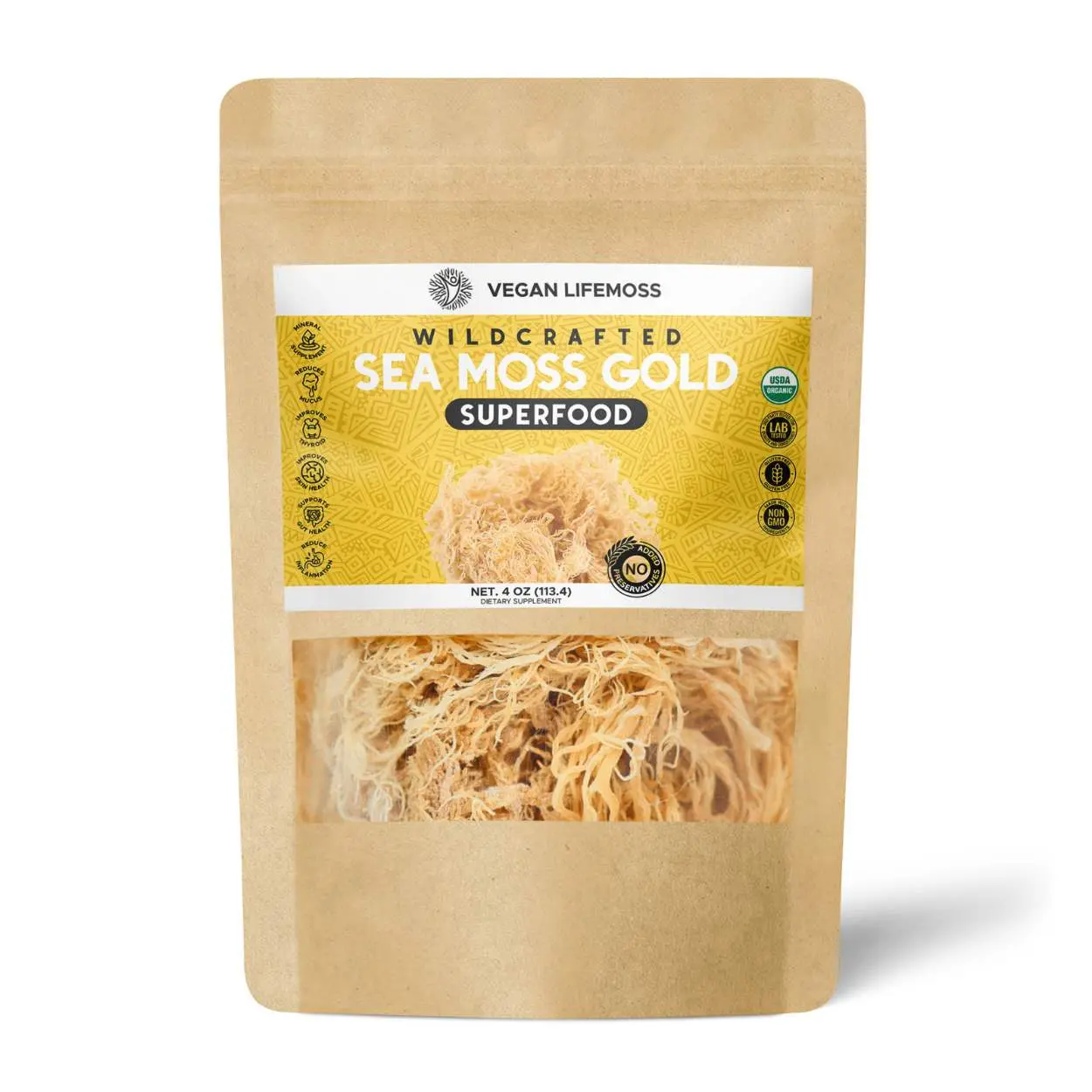 Premium Dried Seamoss Gold