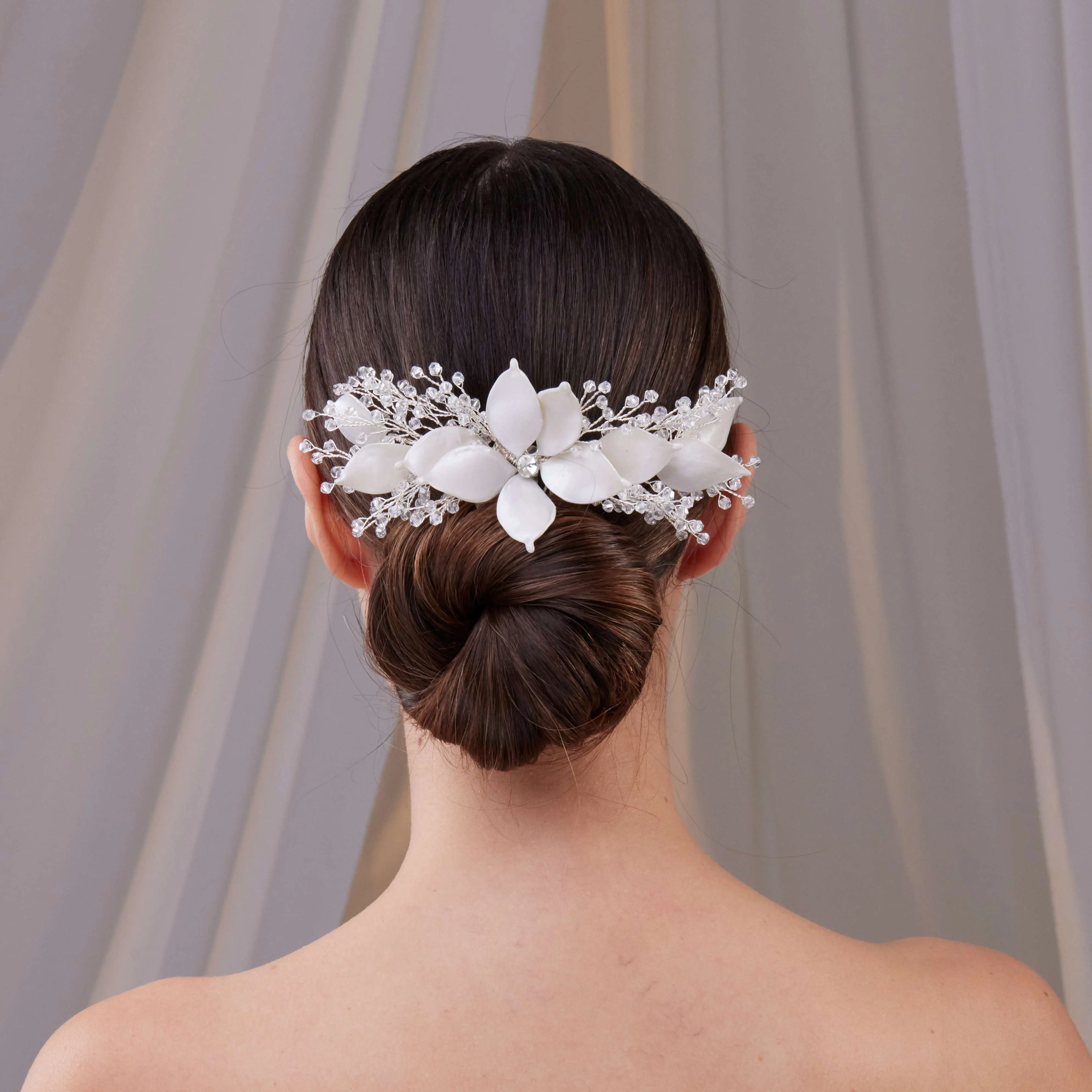 Flower Bridal Hair Comb
