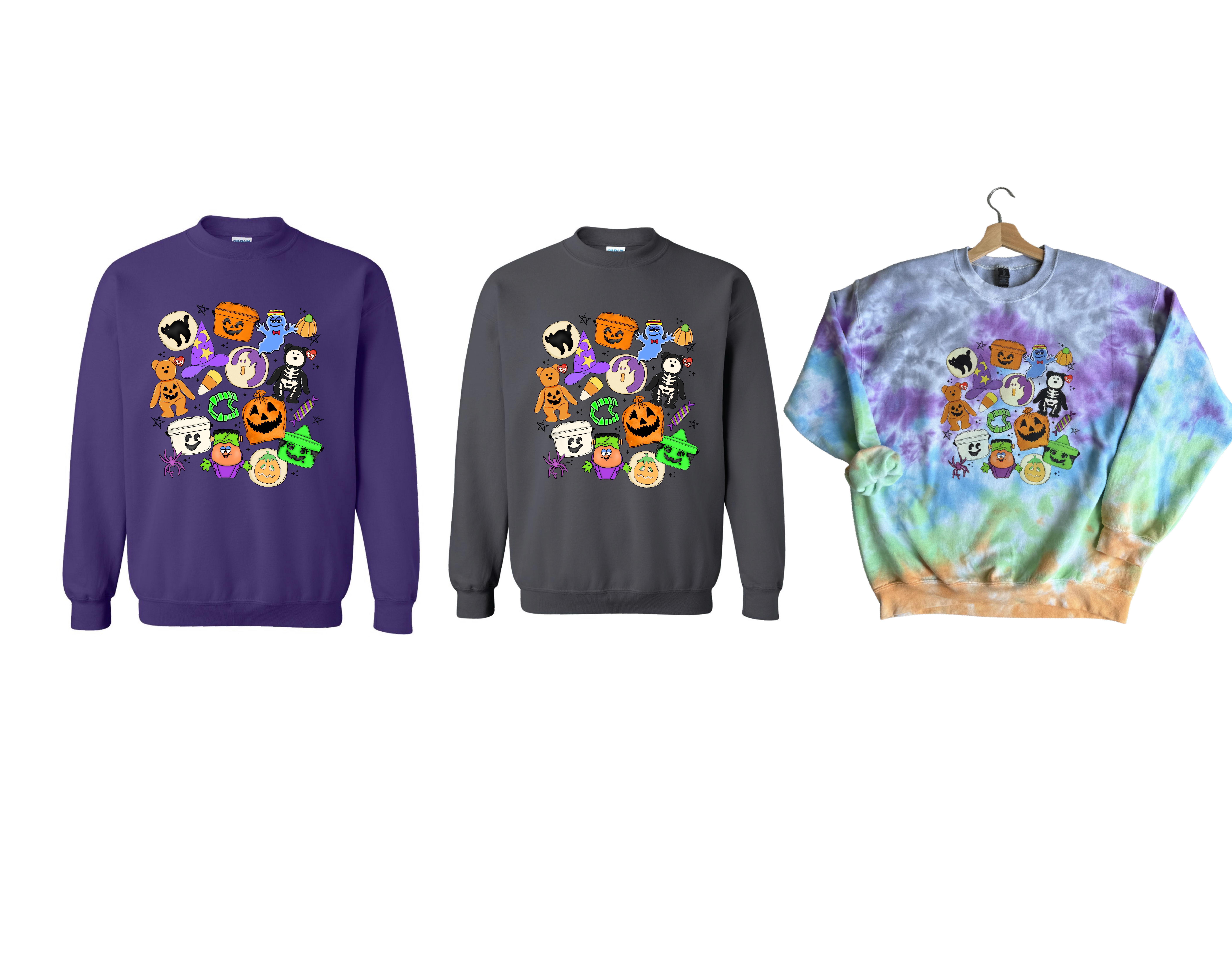 Made to Order Retro 90s nostalgic Halloween  Tops Crewneck or tshirts