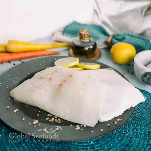 Wild-Caught Pacific Halibut Fillets – Sustainably Sourced, Fresh, and IQF Frozen