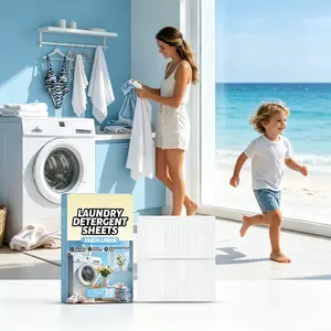 The Laundry Hack That Saves Space & Money!  Zero Waste Detergent Sheets, Laundry Detergent Sheets - 30 Count, Fresh Linen Scent, Eco-Friendly & Hypoallergenic