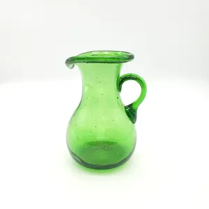 Egyptian Green Glass Vase - Made in Egypt