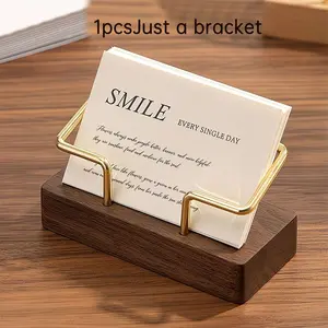Metal Desktop Business Card Holder with Display Stand, Ideal for Home and Office Use, Durable Metal Material, Perfect for Organizing Cards
