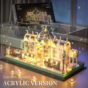 Flower House Building Blocks Flower Garden Home Architecture Toy Creative Greenhouse Model Set Ideal for Holiday and Birthday Gifts, Seasonal Decorations, Display Pieces, Hobbyist Building Kits, Family Activities