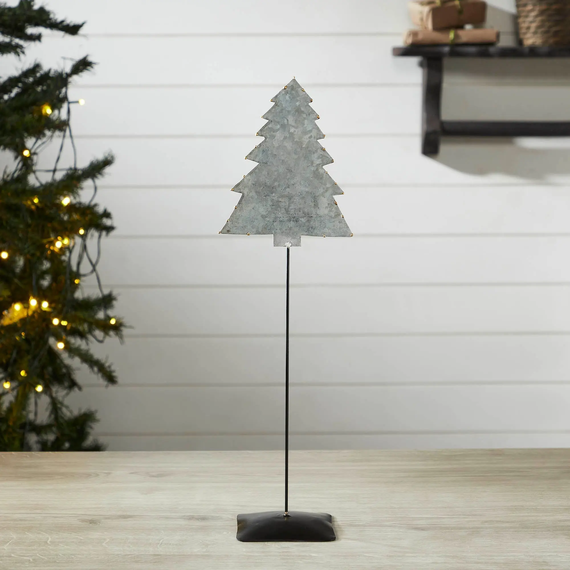 Galvanized Metal Christmas Tree
