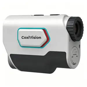 CoxiVision Golf Rangefinder with Slope - 1300/1500 Yards Range Finder for Hunting with Magnet Stripe,6X Magnification,Slope Switch for Golf Tournament Legal,Flagpole-Lock Vibration, Bow/Rifle Mode