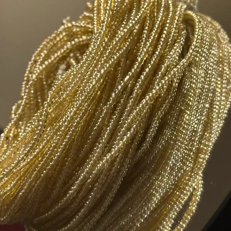 Luxury Tie on Waistbeads - Gold Color Waist Beads for Luxury Attributes