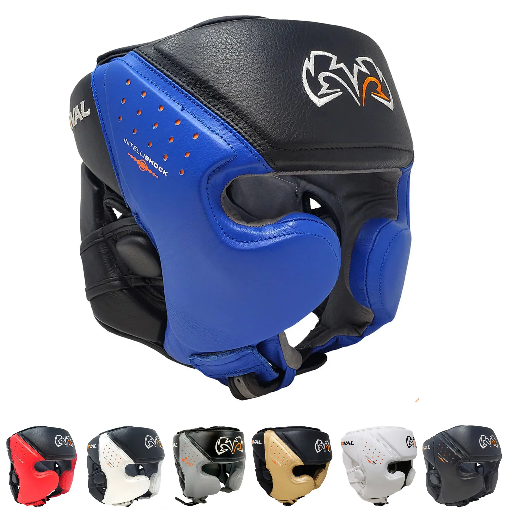 Rival Boxing RHG10 Intelli-Shock Headgear with D3O Padding and Microfiber Lining, Professional Boxing Equipment for Injury Prevention