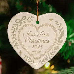 Couple Christmas Ornament – Our First Christmas Together 2025, Gift for couples