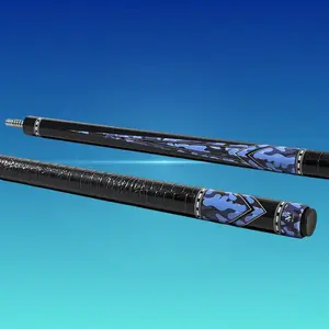 EVO RECON Phantom Carbon Fiber Pool Cue, 29 in Shaft, 12.5 mm Tip, Microfiber Leather Wrap, Carbon+Glass Butt, 3/8-8 Stainless Joint, 19-19.5 oz, Pro Taper, Joint Protector Included, Weight Adjustment Ready