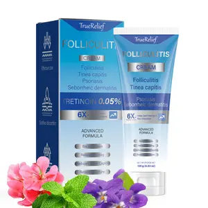 TrueRelief Organic Folliculitis Cream 120g – Soothes Scalp, Face & Body – Helps Alleviate Folliculitis