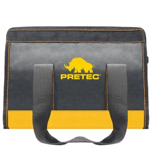12-Inch Waterproof Tool Tote Bag, Wide Mouth Organizer for Gardening, Electricians, and Home Repairs 12-Inch Waterproof Tool Tote Bag, Wide Mouth Organizer for Gardening, Electricians, and Home Repairs