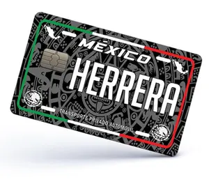 Herrera Credit Card Skin Cover Vinyl Stickers (4 Pack) -Mexican Decal Mexico Car Plate adhesive Herrera