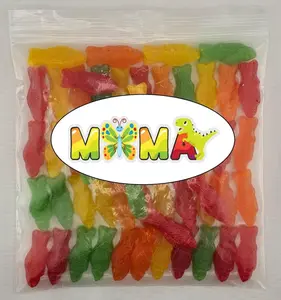MiMa MiMa Assorted Gummy Candy - Fruity, Chewy Candy in Fun Shapes - Bulk Bag for Parties, Snacks & Gifts- JuJu Fish 1lb