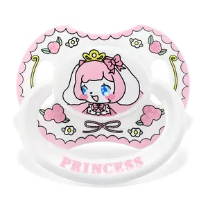 LittleForBig Bigshield Gen-II Adult Sized Printed Pacifier Little Beauty Pattern Pink