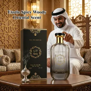 Men's Spicy Woody Oriental Perfume, 3.4oz Dubai Pheromone Cologne, Long Lasting Fragrance Spray for Men, Sophisticated Masculine Scent