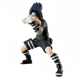 14cm Naruto Vibration Stars Series Sasuke Uchiha PVC Official Anime Figure Figurine Collectible Model Table Ornament Fan Collection Holiday & Birthday Gifts