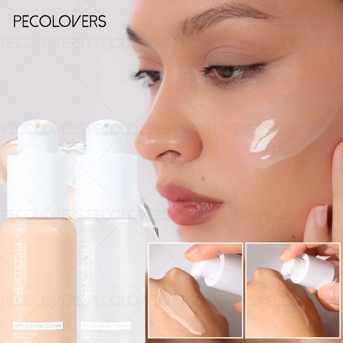 Face Primer Gel High Coverage Invisible Pore Hydrating Pore&Matte Pore Blurring Smooth Foundation Base application cream Makeup Cosmetics Facial Primer