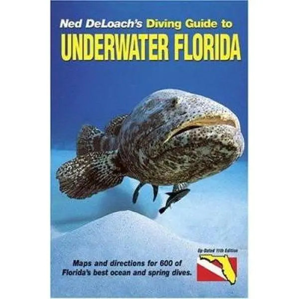 USED Book - Diving Guide to Underwater Florida by Ned DeLoach (Paperback) - english