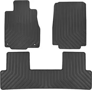 Floor Mat for  CR-V CRV 4th Generation 2012 2013 2014 2015 2016 Custom Fit Full Black Rubber  Floor Liners Mat  Weather Protection Heavy Duty Odorless