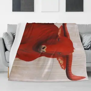 Horizontal Flannel Breathable Blanket with 2 Pillow Cases Cushion Covers and 1 Rectangular Pillow Case