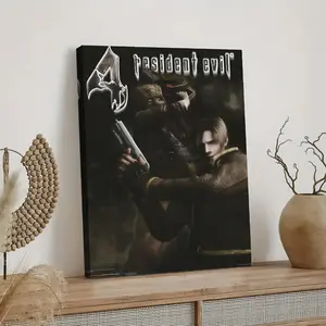 Resident Evil 4 Movie Reproduction Poster, Waterproof Minimalist Artistic Print, Home Decor Wall Art