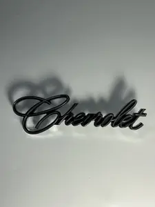 Chevrolet Script Emblem-Badge 1971–1974 for Chevrolet Impala Caprice Chrome - Classic Vintage Charm Accessory