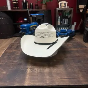 Tombstone Bangora Roper straw cowboy hat