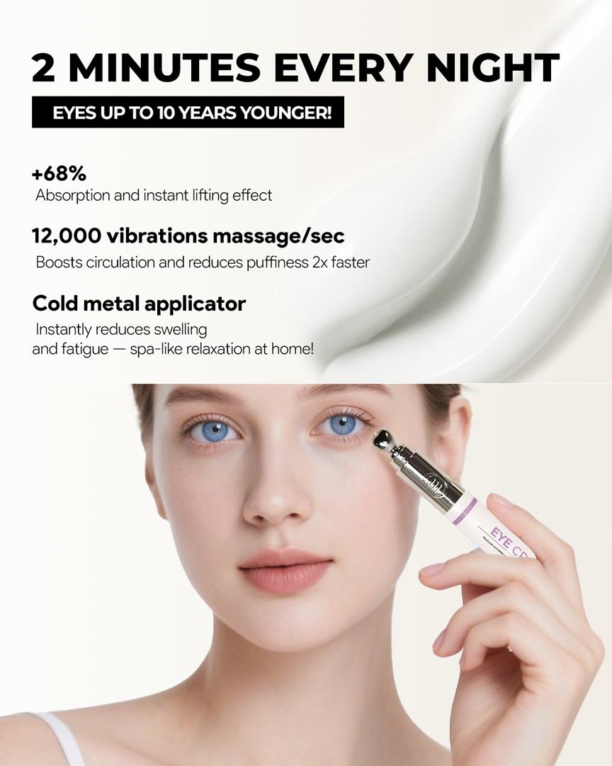 [GIFT] Seyoul Eye Cream with Ionic Vibration Massage Ionic Vibration Tech + Retinol & Peptides Firming & Depuffing (20g)
