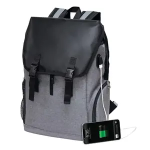 Preferred Nation  Impulse Usb Computer Backpack, Grey