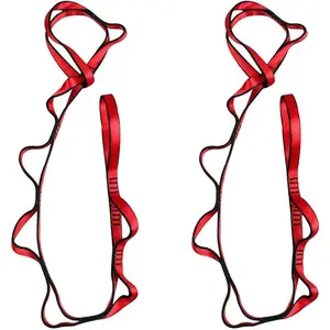 2Pcs Adjustable Anti-Gravity Chrysanthemum Swing Flying Stretch Belt Rope Climbing Daisy Chains Extension Yoga Belt Hanging