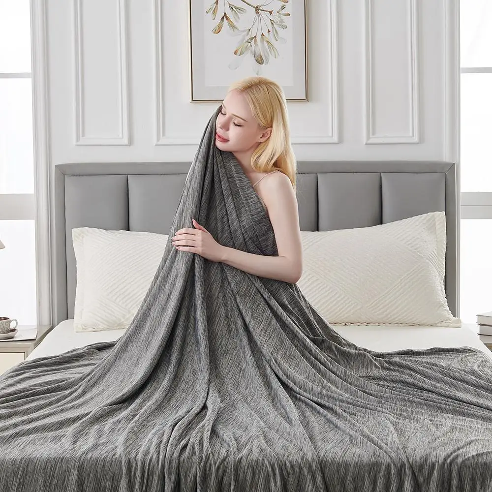 Cooling Blanket, Lightweight Breathable Summer Blanket, Double-sided Design Soft Blanket for Bed, Sofa, Couch, Bedroom, Living Room