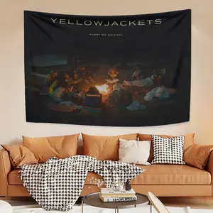 Yellowjackets brainstorm  Tapestry, Exquisite Patterns, Soft Fabrics, Perfect for Sofa or Bed Decoration, Comfortable Home Decoration, Bohemian Home Decoration