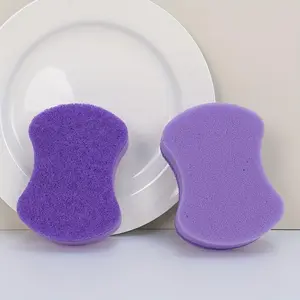5/20pcs New Purple Kitchen Cleaning Sponge, Durable and Deformation-Resistant for Restaurants, Hotels, Home Use – Suitable for Bowls, Utensils, Pots & Pans, Sinks