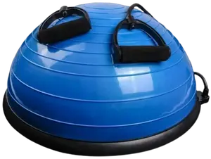 French Fitness Half Ball Balance Trainer w/Resistance Bands (New)