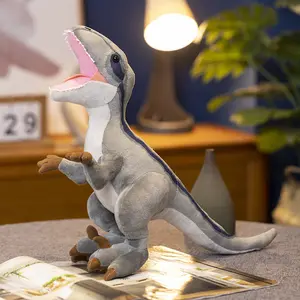 Simulated Dinosaur Doll Tyrannosaurus rex Doll Triceratops Plush Toy Doll Dinosaur Garden Children's Gift
