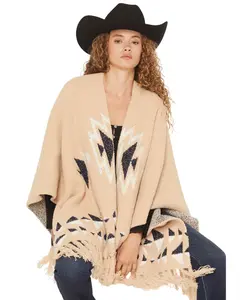 Idyllwind Women's Women'S Meadowlark Cozy Shawl Sweater - Iwho25v4-Khk