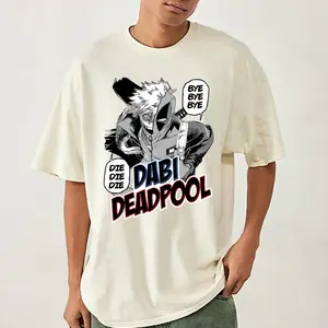 Ver 2 Super Hero Dabi MHA Anime Manga Retro T-Shirt Sweatshirt Hoodie Fabric Menswear