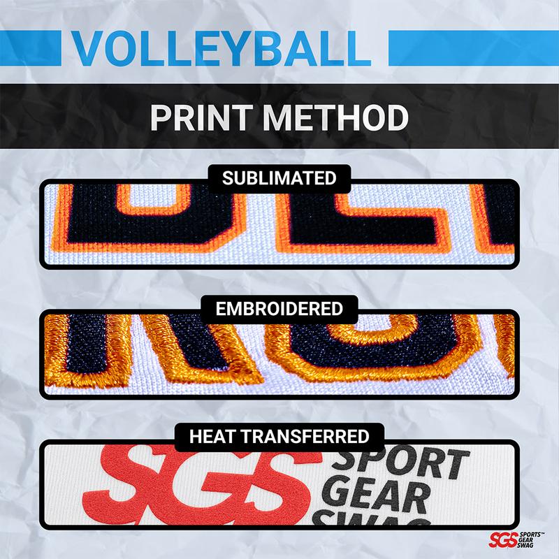 SGS Custom Simple Design Adult Youth Unisex Long Sleeve Volleyball Uniform Orange Personalized with Team Name & Number 23 Moisture-Wicking Technology for Autumn