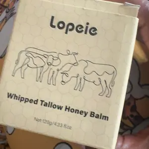Product Review of Lopeie Whipped Grass-Fed Beef Tallow Honey Balm - 4 Oz,Moisturizing Cream for Soft, Smooth Skin - Handmade All-Natural Moisturizer - Lavender from l**0