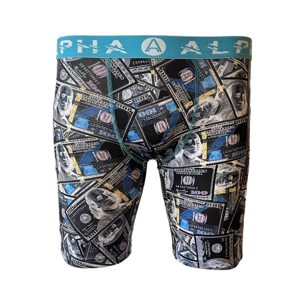 Alpha All About The Benjamins Mens Performance Boxer Briefs