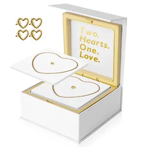 New Heart-Shaped Lock Bracelet Gift Set – Matching bracelets for couples, friends, and family, made of 925 sterling silver with a heart-shaped lock, symbolizing love, friendship, and an eternal bond.