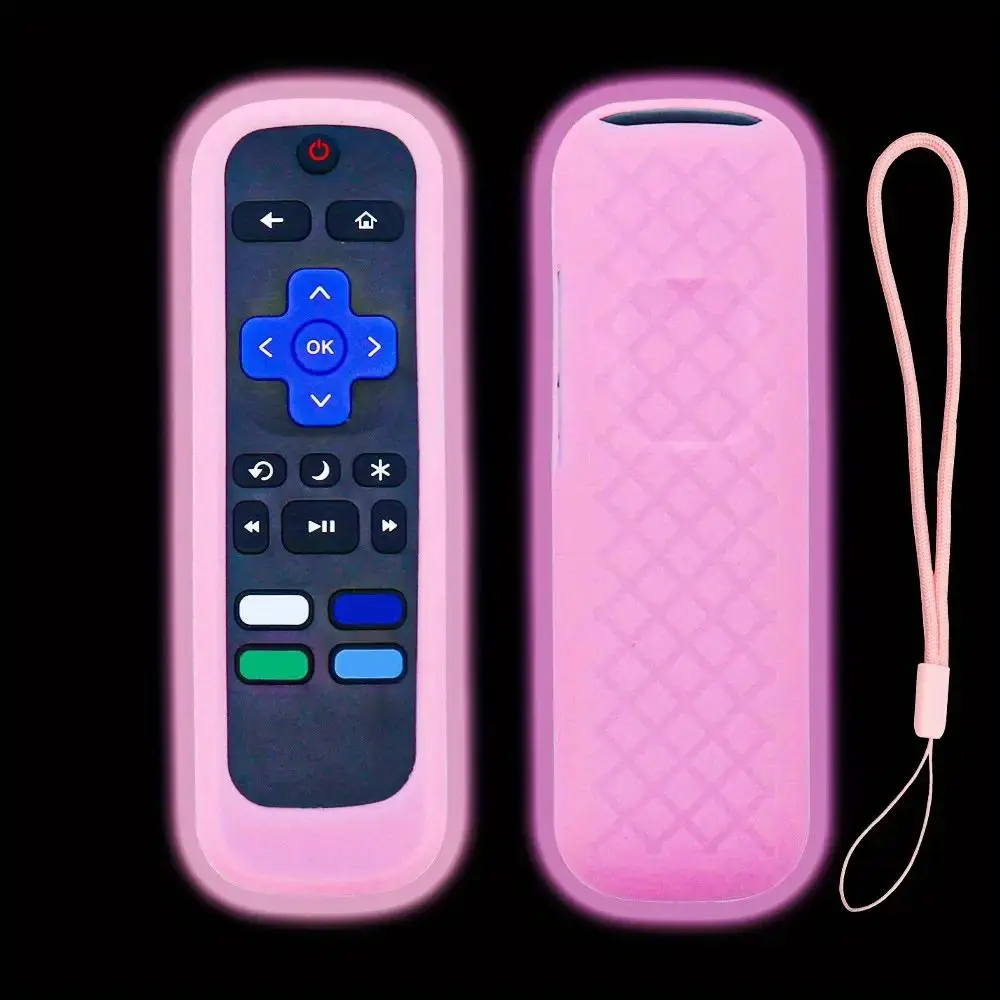 Glow in The Dark Silicone Remote Control Cover, 1 Count Halloween Decor Soft Non-slip Universal Remote Control Cover, Remote Control Protector, Durable Cover