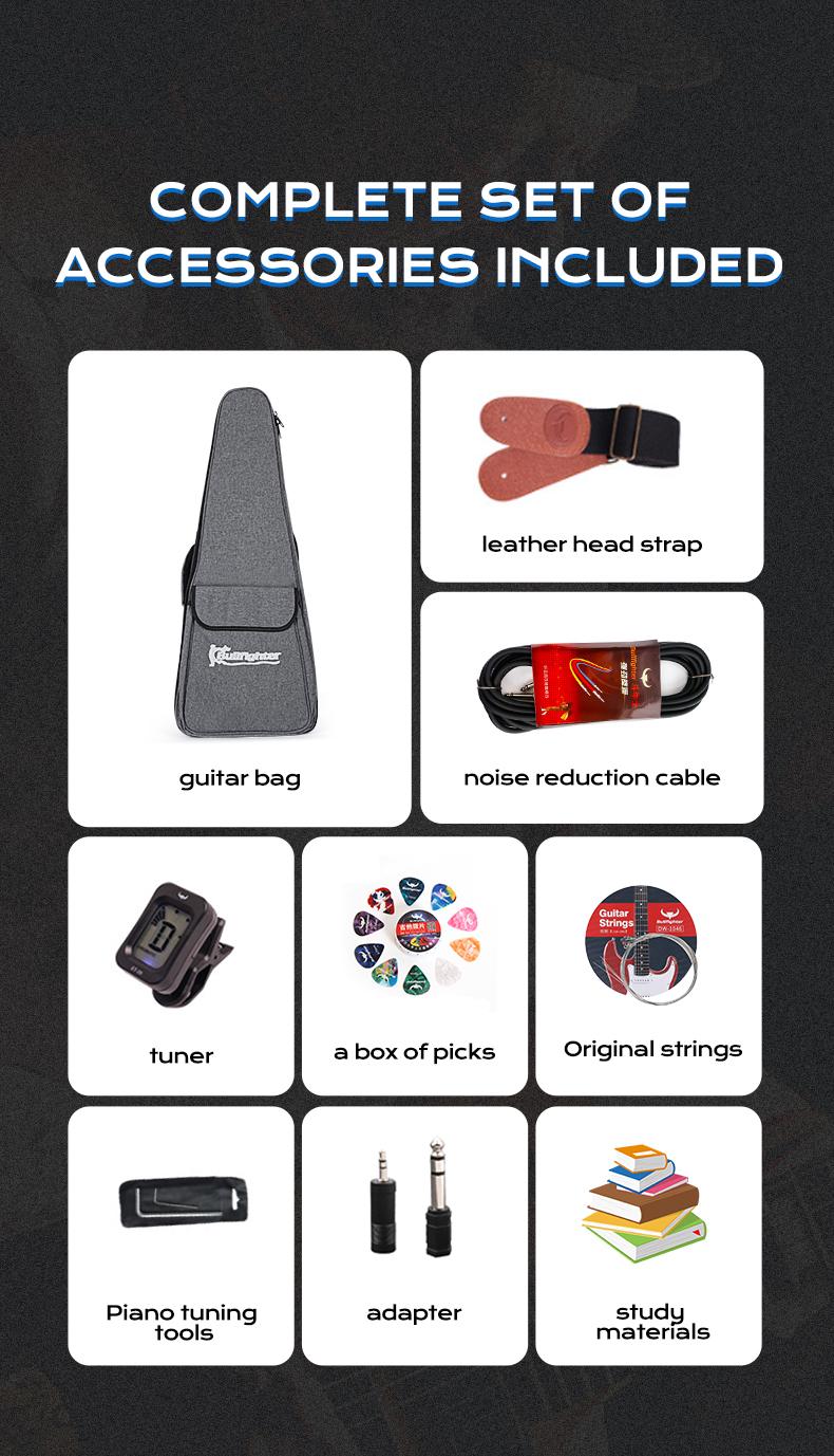 Bullfighter D350 Headless Electric Guitar – 24 Fanned Multi-Scale, Kill Switch Button for Stutter Effects, Pull-Push Coil Split, Lightweight Okoume Body – Modern Ergonomic Design for Technical Players